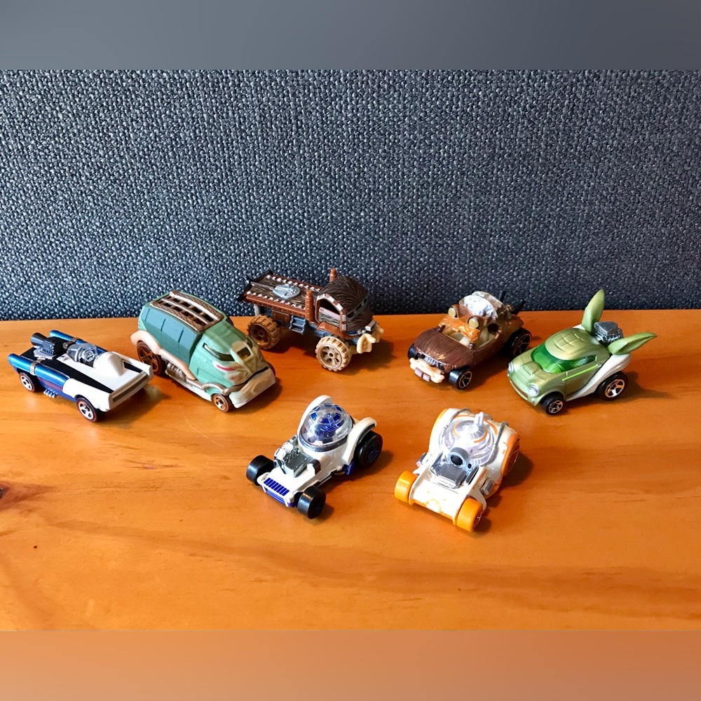 Lot MATTEL Star Wars Character Cars Movie Theme Toy Vehicles Trucks Cars Merch